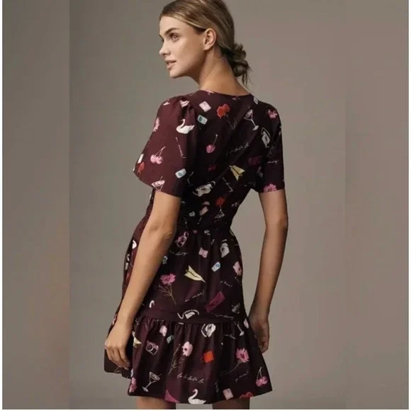 Anthropologie‎ Somerset Mini Dress Size XL - Picture 4 of 11